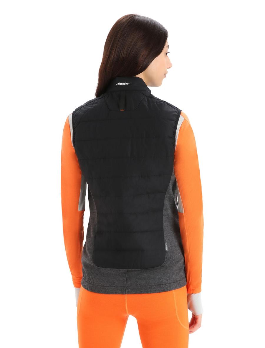 Gilet Icebreaker MerinoLoft™ Femme Noir | FR 1557LISH